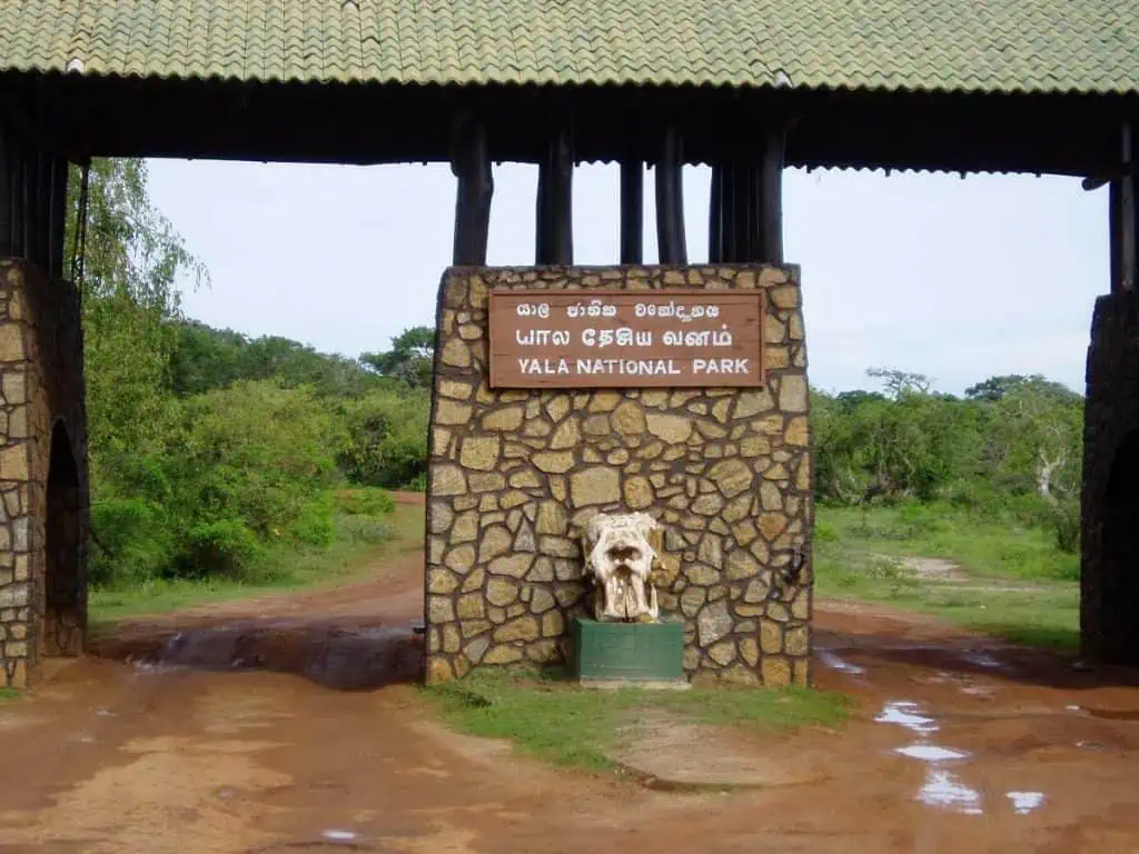 Yala National Park main Entrance