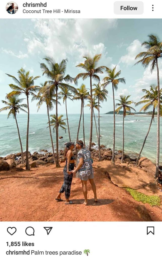 Coconut tree hill Mirissa - Most Instagrammable places in Sri Lanka