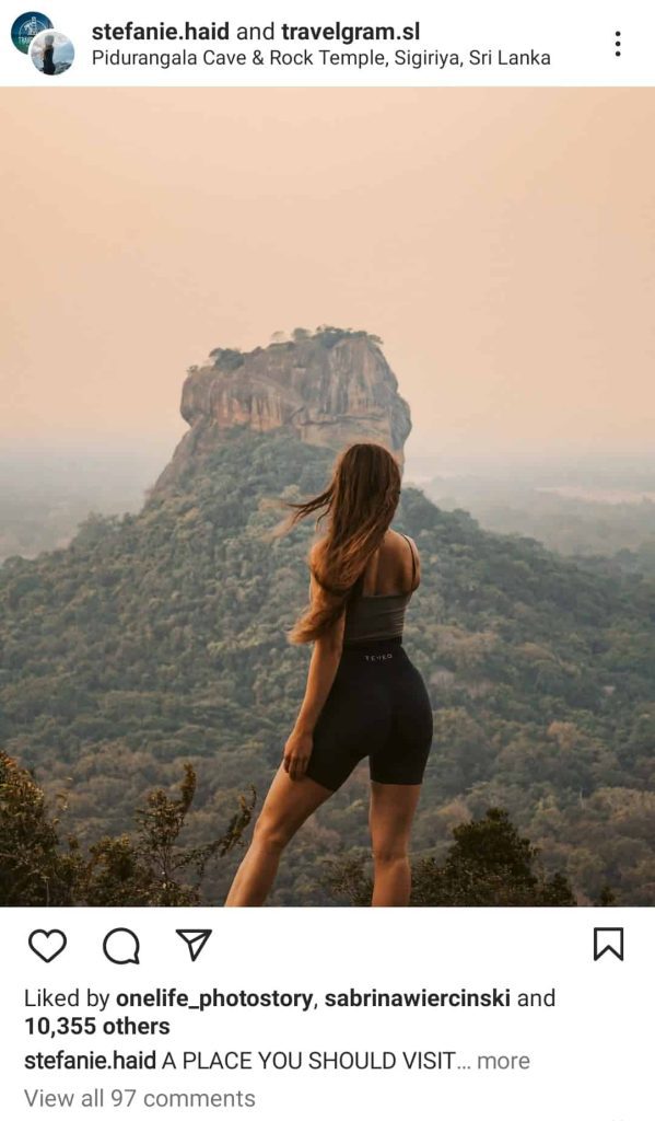 Piduramgala rock behind Sigiriya rock - One Of The Most Instagrammable places in Sri Lanka