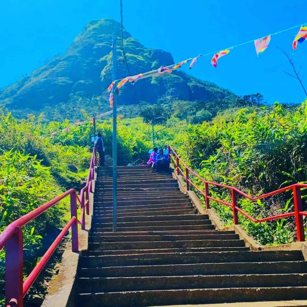 Steps to the Adam's Peak Sri Lanka