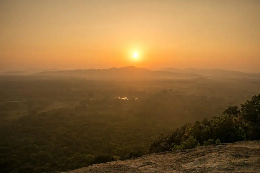 Pidurangala rock - One of best places to watch morning sunrise